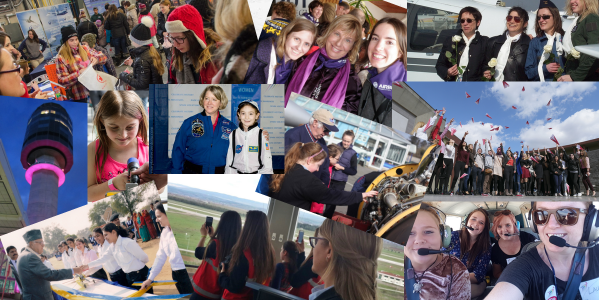 Institute for Women Of Aviation Worldwide (iWOAW) Raymonde de Laroche, world's first female pilot march 8 1910